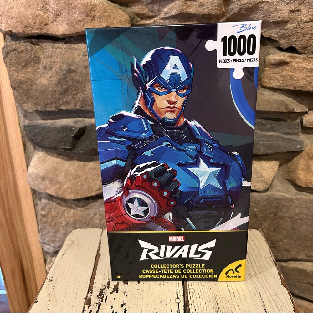 Marvel‎ Rivals Captain America collectors Blue thousand piece sealed Puzzle